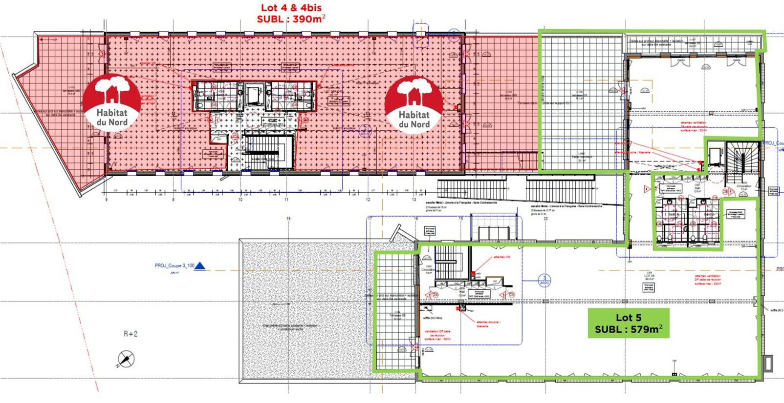 Bureau Villeneuve-d'Ascq 1198m² Location bureau Villeneuve-d'Ascq Nord OLBUR2114109 15